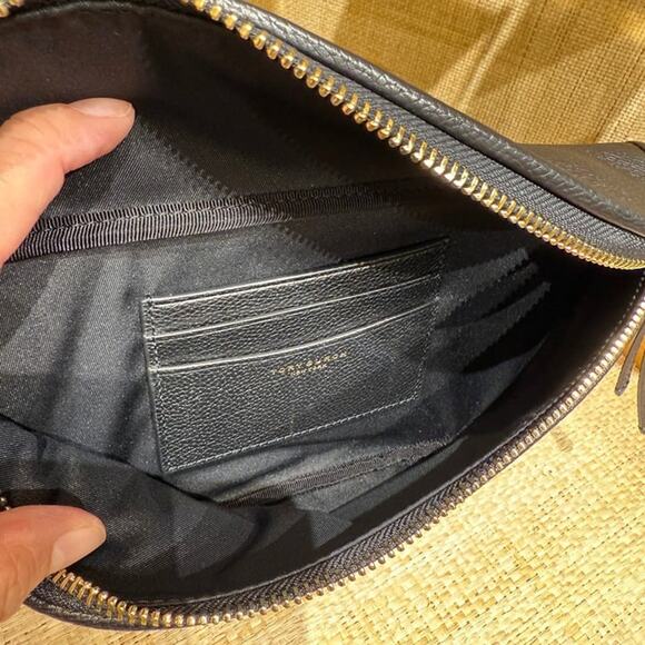 Best price ‼️Tory Burch Thea Belt Bag 165917 Pebbled Leather Black, $390 - Picture 5 of 6